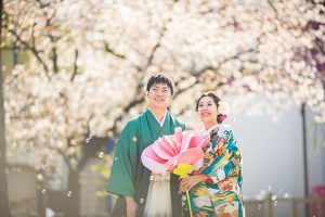 元住吉　住吉神社での和装前撮りカメラマン